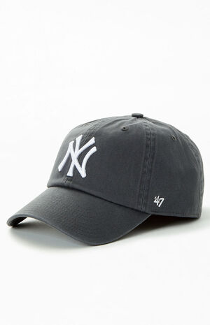 Gray NY Yankees Dad Hat image number 4