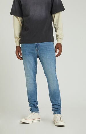 Stretch Medium Indigo Skinny Jeans