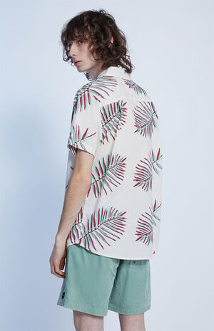 Charter Print Woven Button Down Shirt image number 3