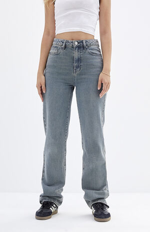 Faded Indigo '90s Boyfriend Jeans image number 1