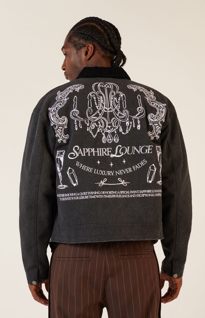 PacSun Sapphire Lounge Cropped Gas Jacket | PacSun PacSun Sapphire Lounge Cropped Gas Jacket | PacSun