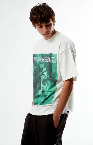 x Civil Active Crawling Out Ripped Oversized T-Shirt image number 5