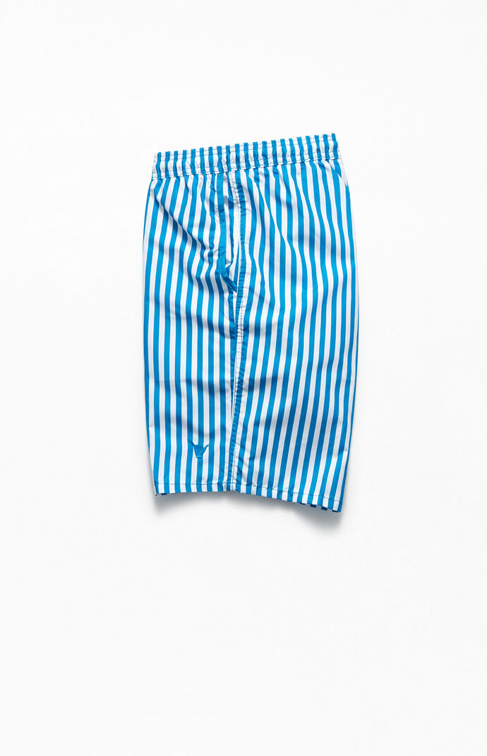 Cabana Striped 19" Swim Trunks