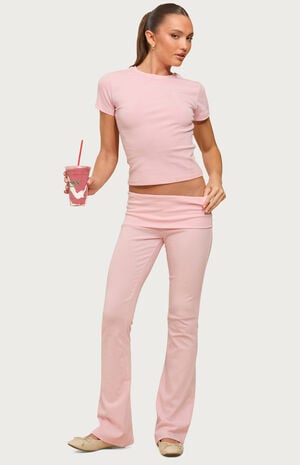 Ivanne Foldover Flared Pants image number 4