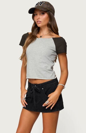 Liva Contrast Raglan T-Shirt image number 2