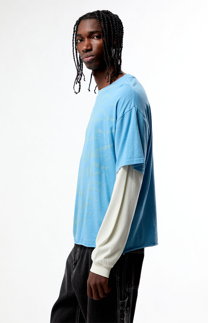 Pacsun Flamez 2fer Long Sleeve Cropped T-Shirt | Pacsun