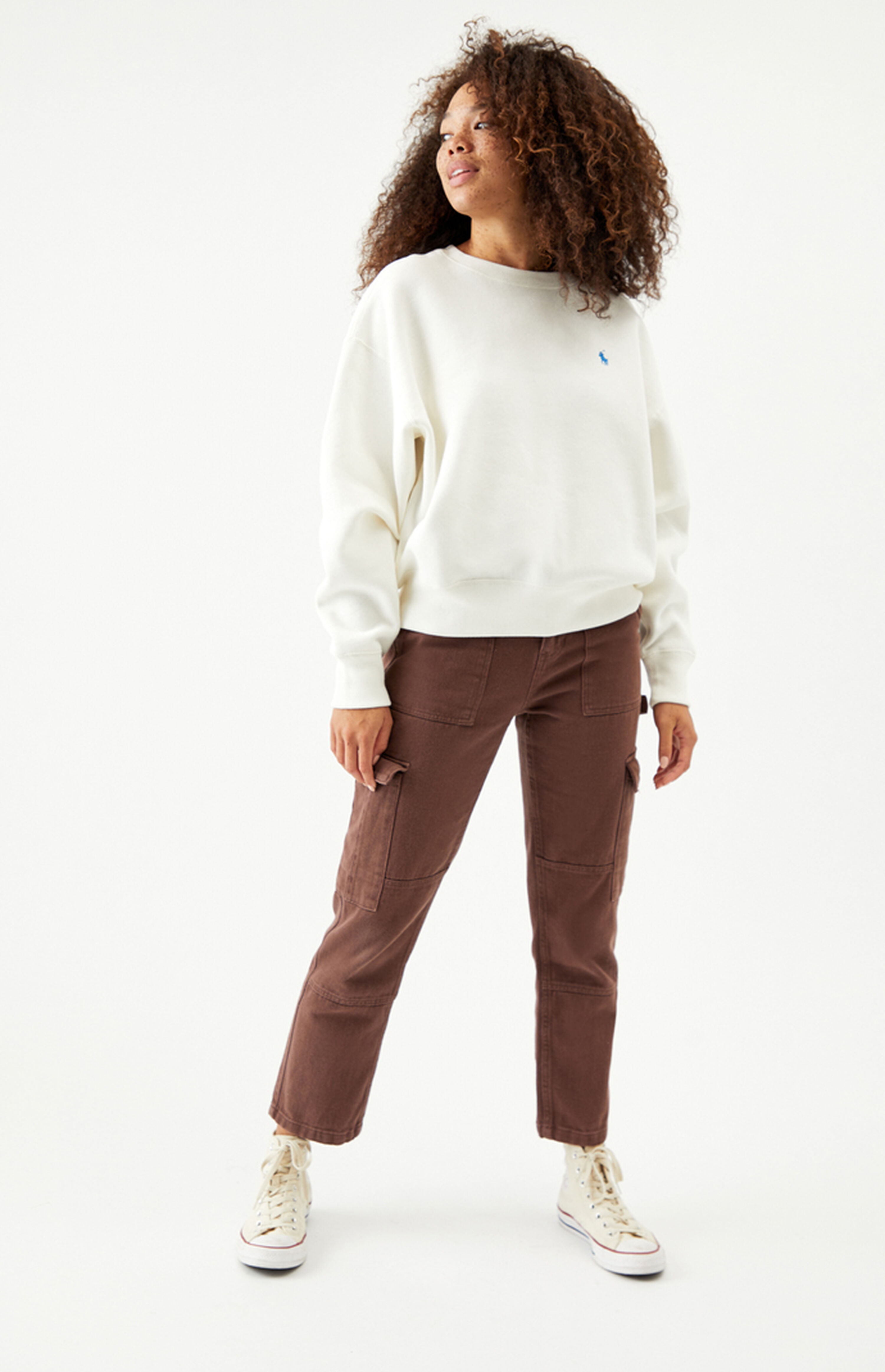 Ralph lauren peace love polo sweatshirt clearance