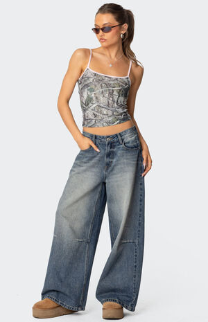 Camo Contrast Tank Top image number 2