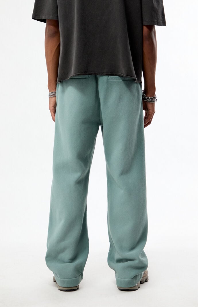 Pacsun Blue Fleece Extreme Baggy Sweatpants | Pacsun