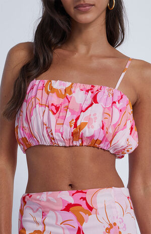 Josie Ruched Crop Trop image number 2