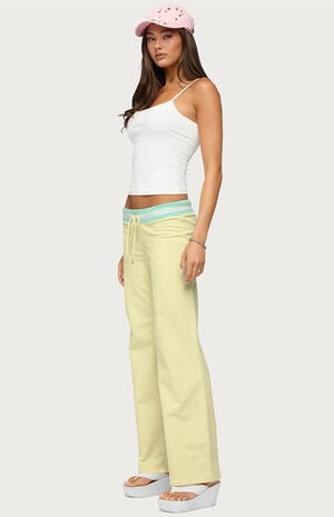 Clioh Contrast Waist Sweatpants image number 4
