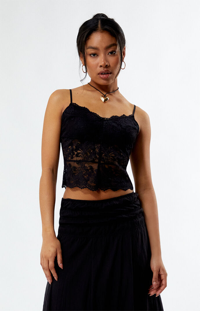 LA Hearts Lace Cami Top | Pacsun