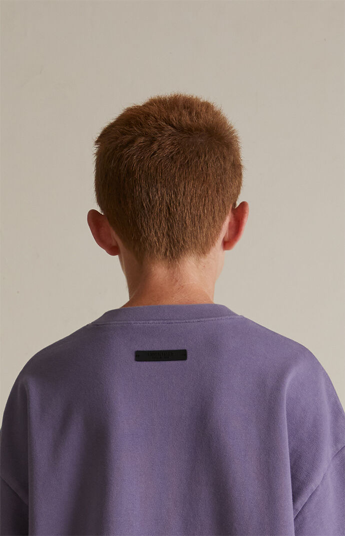 Fear of God Essentials Kids Lavender Heavy T-Shirt | PacSun