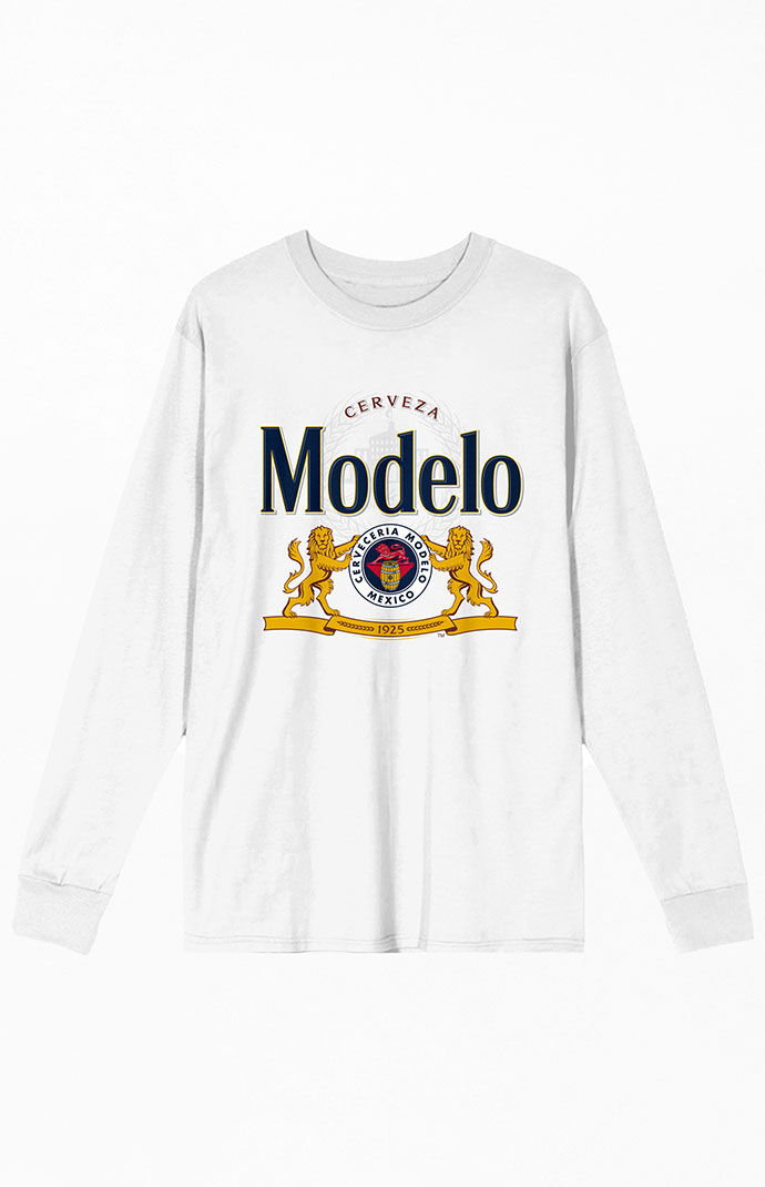 PacSun Modelo Beer Logo Long Sleeve T-Shirt