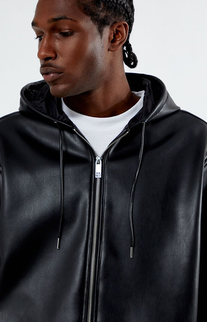 Pacsun black denim jacket online