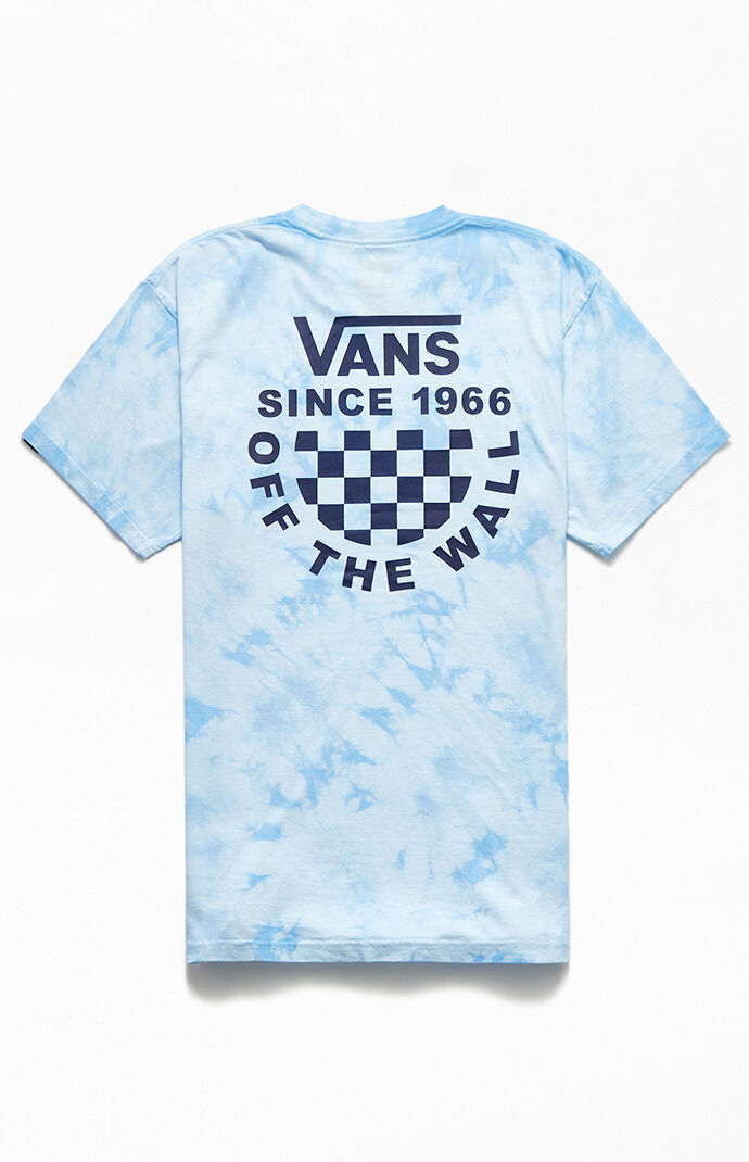 Checker Logo Tie Dyed T-Shirt