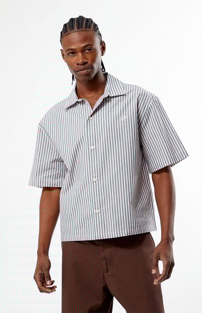 Pacsun Paseo Striped Camp Shirt