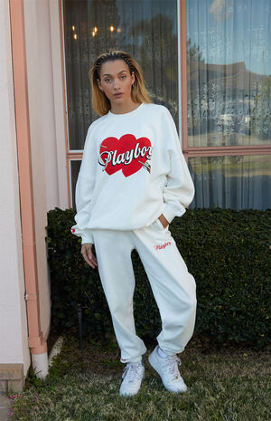 playboy by pacsun be my valentine sweatshirt pacsun