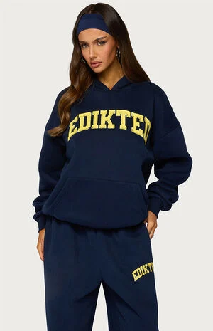 Camo Crush Edikted Oversized Hoodie image number 1