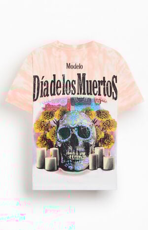 Altar Tie Dye Dia De Los Muertos T-Shirt image number 1