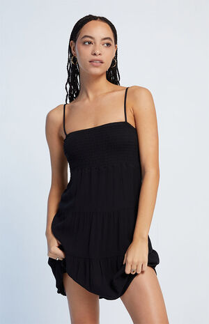 Smocked Tiered Babydoll Dress image number 1