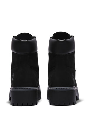 Women's Black Stone Street 6inch Lace-Up Waterproof Boots image number 5