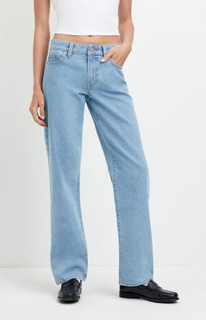 Alex Relaxed Straight Jeans Light Blue image number 2