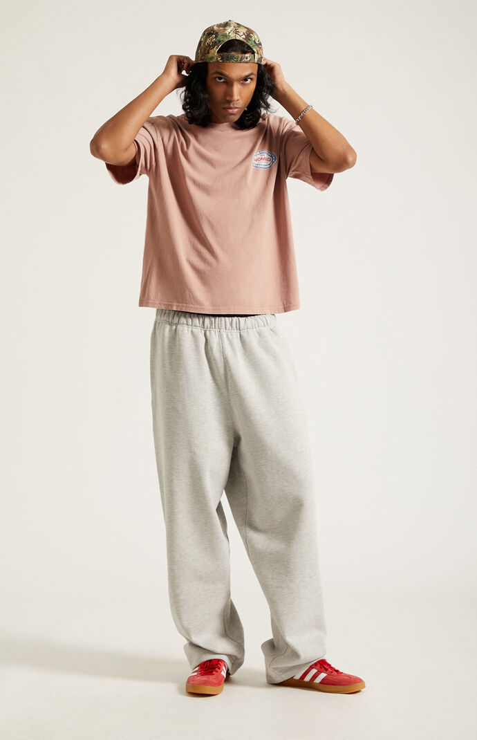 Pacsun Heather Gray Fleece Extreme Baggy Sweatpants | Pacsun