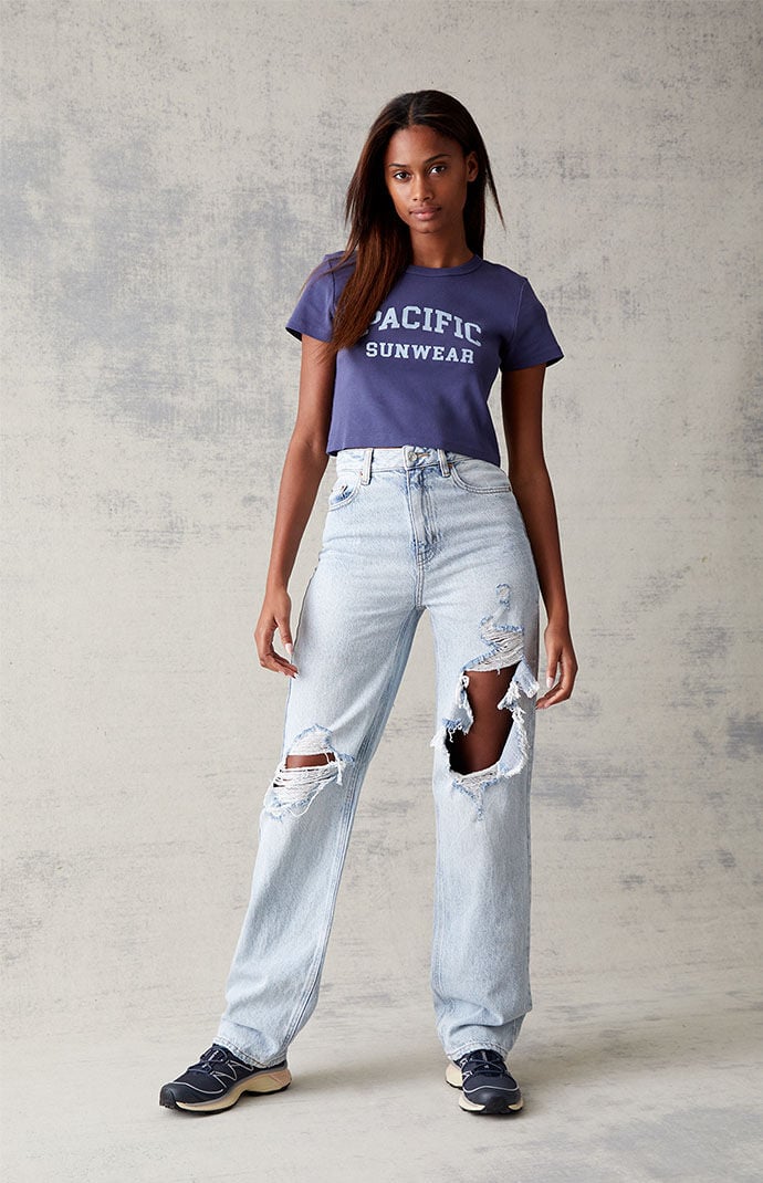 PacSun Eco Light Blue 90s Boyfriend Jeans PacSun