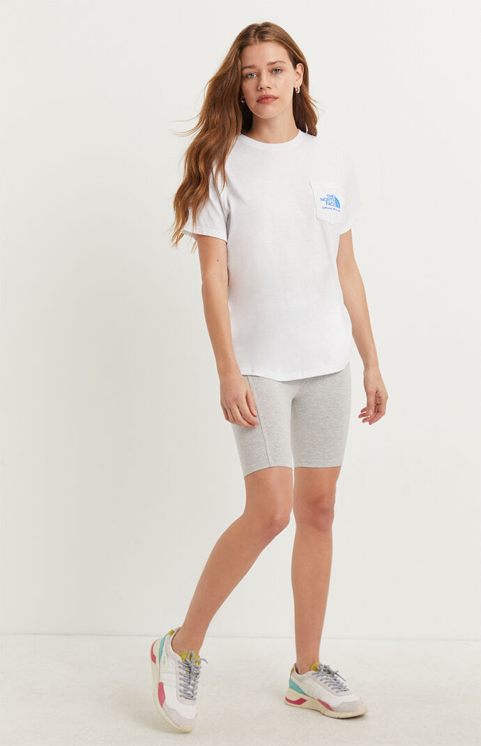 White Tri-Blend Pocket T-Shirt