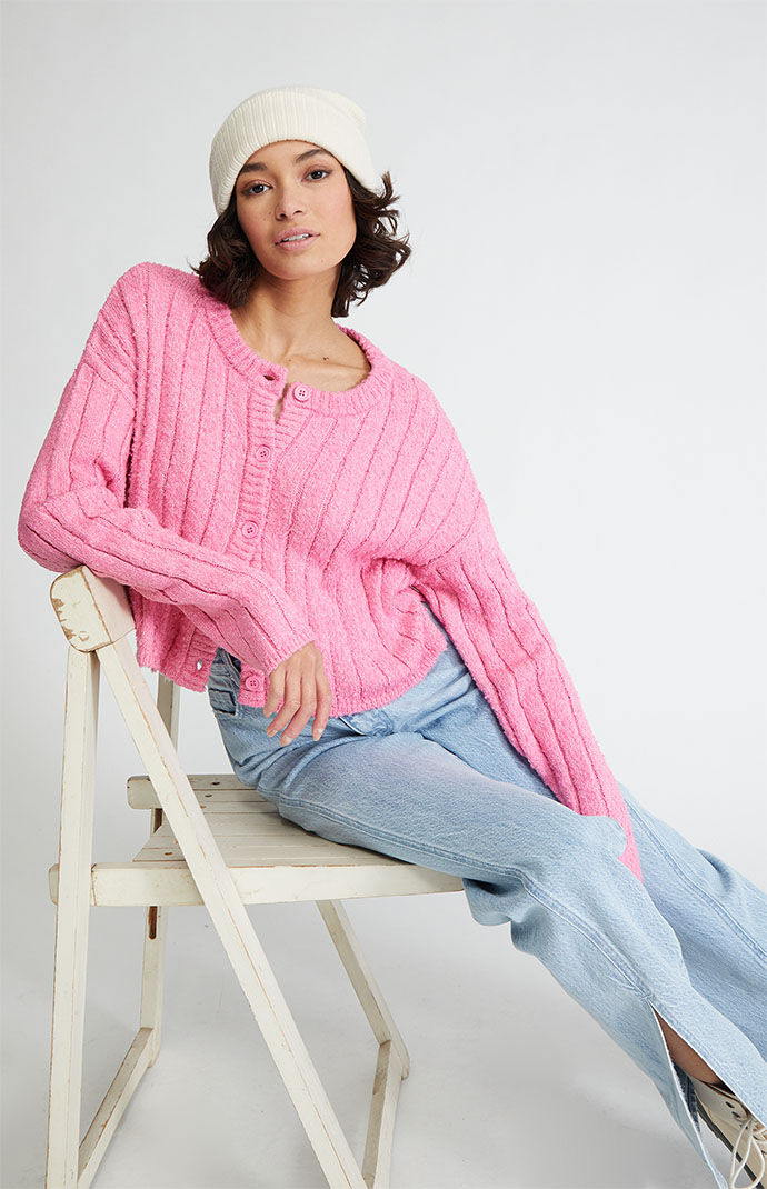 LA Hearts Button Up Snug Cardigan | PacSun