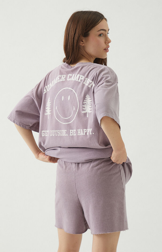 Happy Camper Oversized Recycled T-Shirt
