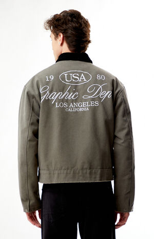 Graphic Dept. Cropped Gas Jacket image number 4