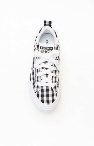 Kids Chuck Taylor Gingham All Star Lift Platform Low Top Shoes image number 5