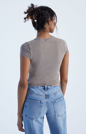 Treat Yourself Cropped T-Shirt image number 3