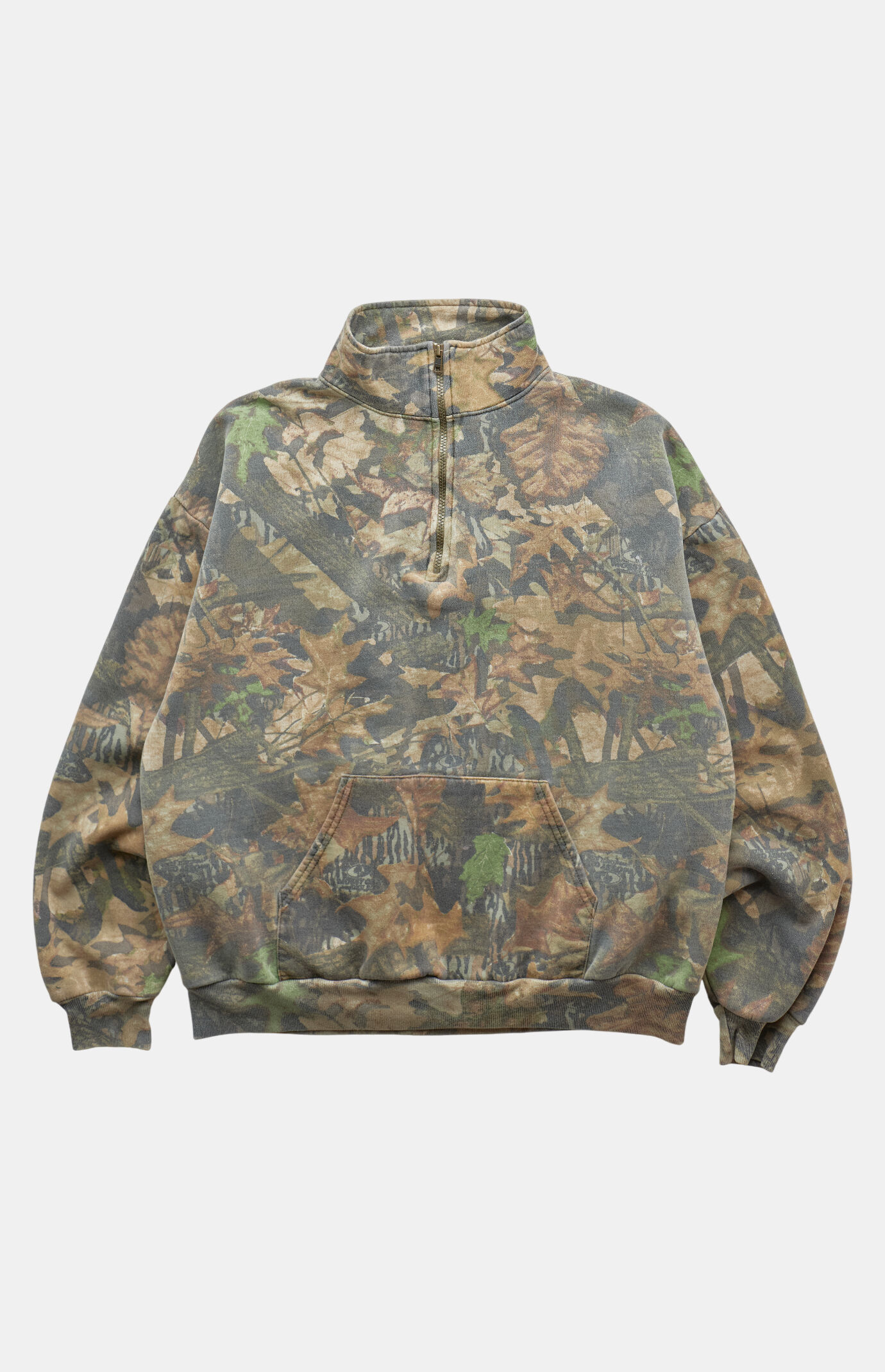 PS VINTAGE 2000s Camo Quarter-Zip Sweatshirt