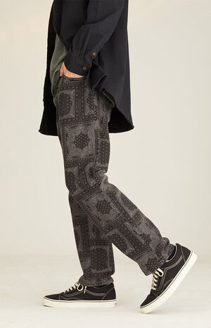 Vintage Loose Bandana Jeans image number 3