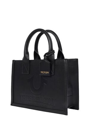 Debossed Logo Modern Tote Bag image number 3