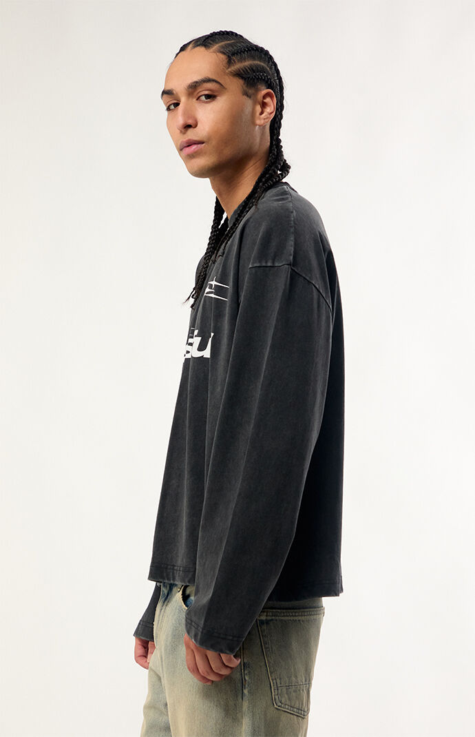 Pacsun Blissful Heavyweight Cropped Long Sleeve T-Shirt