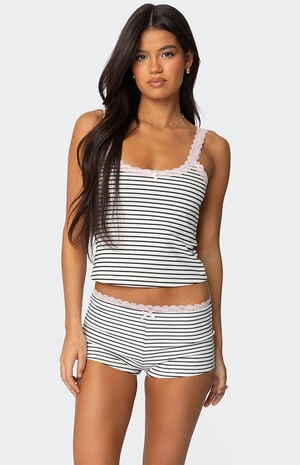 Sofi Striped Ribbed Tank Top image number 1