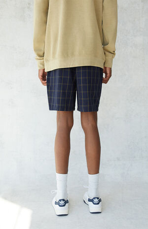Plaid Navy Menswear Shorts Plaid Navy Menswear Shorts image number null