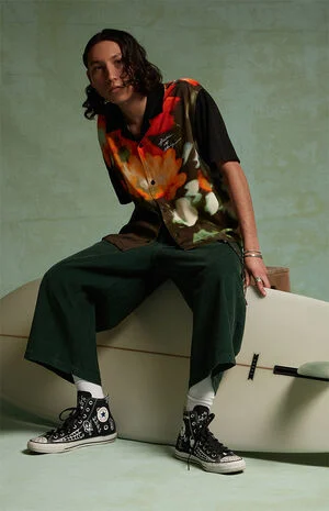 by Pacsun Grain Woven Camp Shirt image number 1