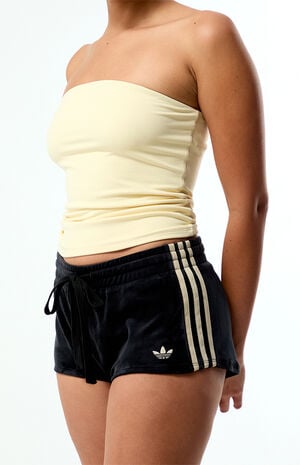 Black Velour SST Hot Shorts image number 2