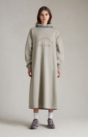 Women's Seal Nylon Fleece Hooded Dress image number 1