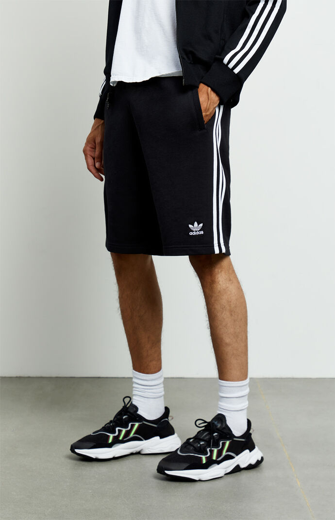 adidas 3 stripe sweat shorts