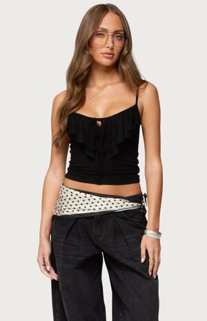 Jezebel Ruffle Tank Top image number 1