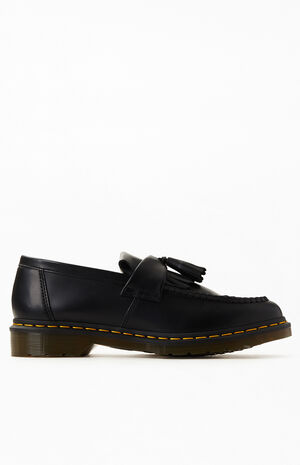 Dr Martens Adrian Yellow Stitch Leather Loafers | PacSun