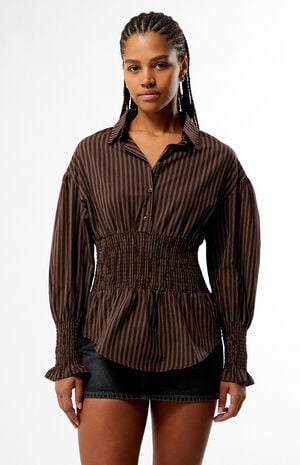 Dash Striped Long Sleeve Shirt image number 1