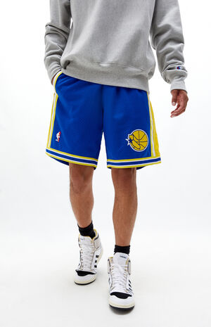 Warriors Swingman Basketball Shorts Warriors Swingman Basketball Shorts image number null