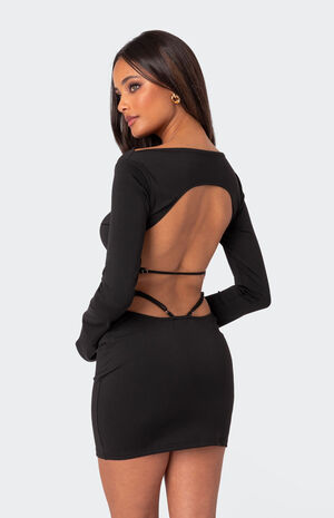 Nessa Strappy Back Mini Dress image number 4